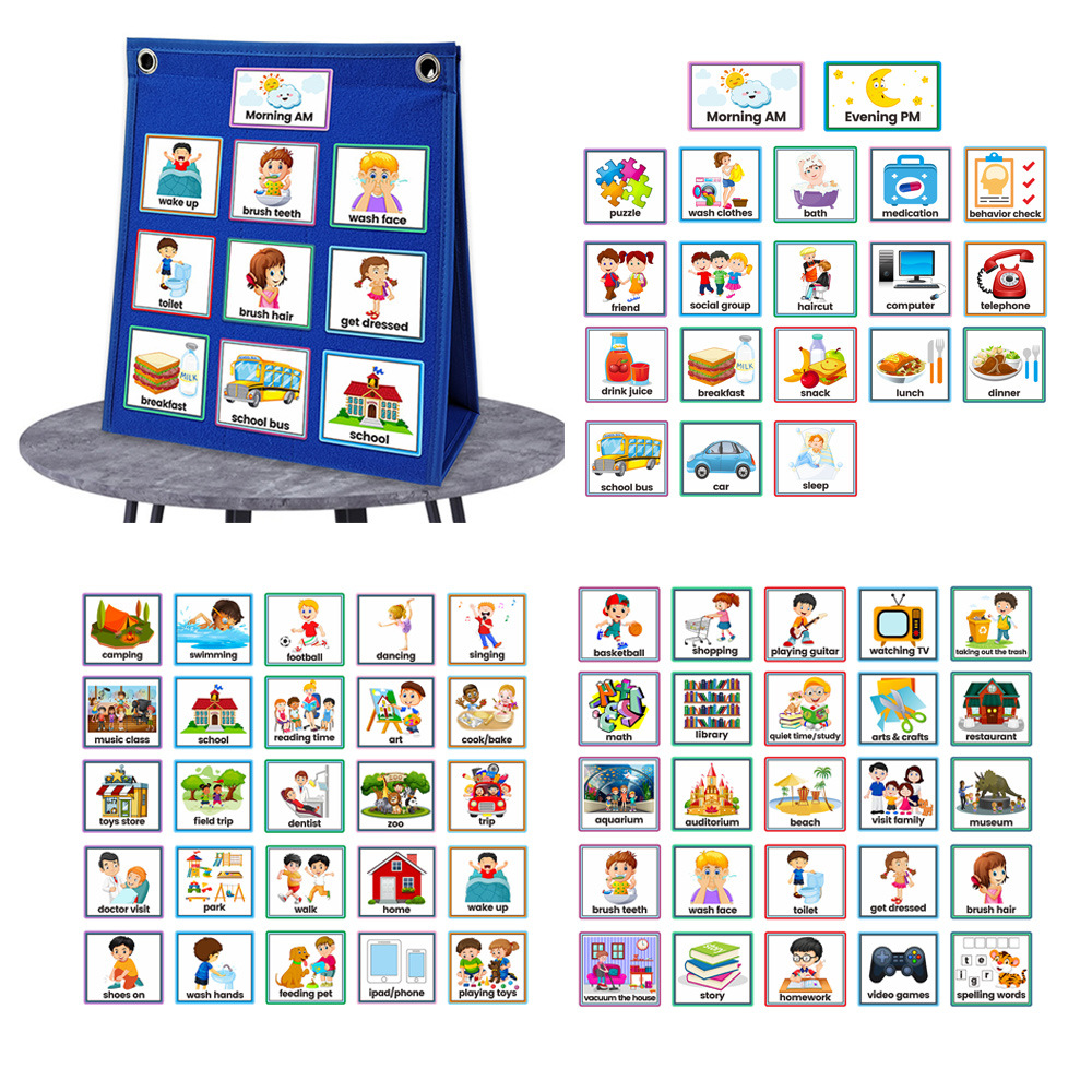 Kids Education Board - Nowy produkt Dwustronny, samostojący, składany kieszonkowy