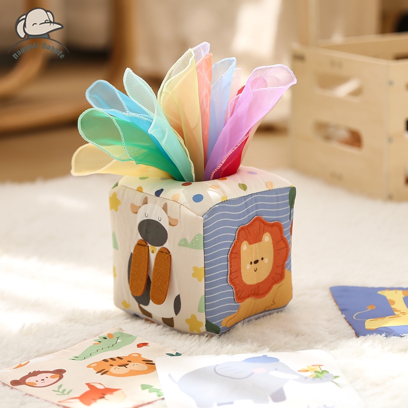 Kids Education Music - Zabawki Montessori magiczne bawełniane pudełko na