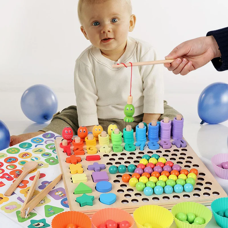 Kids Education Board - Zabawki edukacyjne dla dzieci Montessori Drewniana