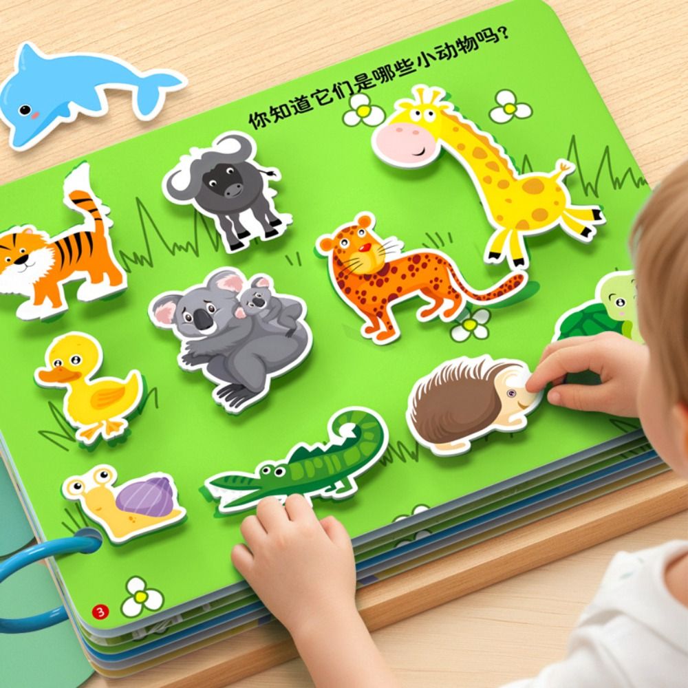 Kids Early Education Books - Trwała książeczka dla niemowląt z 10