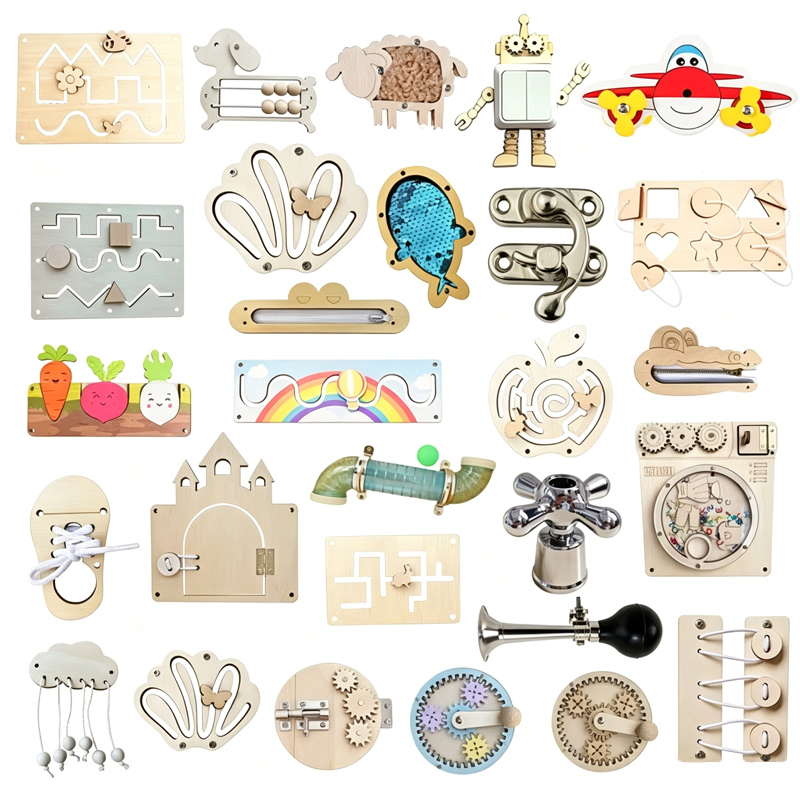Kids Education Activities - Tablica zajęciowa dla dzieci DIY akcesoria