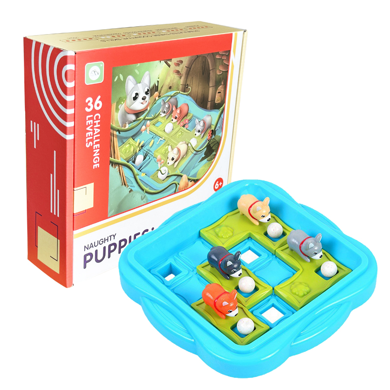 Gra planszowa Naughty Puppies  – Kids Education Board recenzja i cena