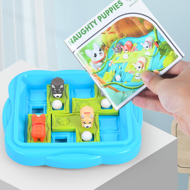 Gra planszowa Naughty Puppies  – Kids Education Board recenzja i cena