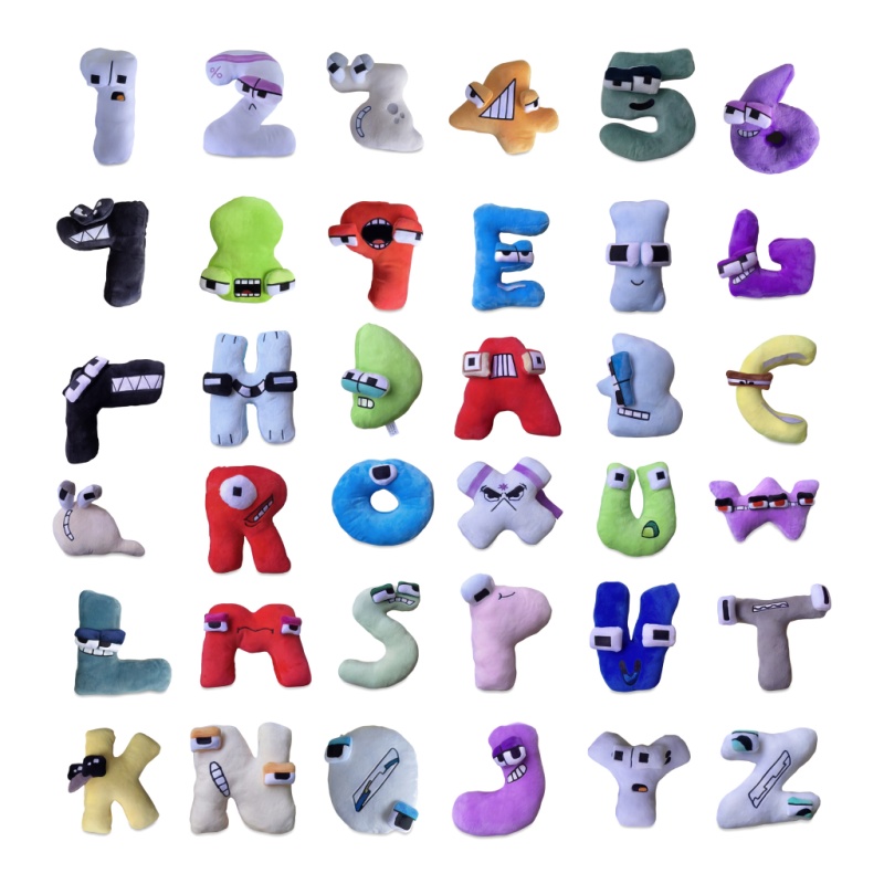 26 szt. Zestaw pluszowych zaba – Kids Education Alphabet Numbers recenzja i cena