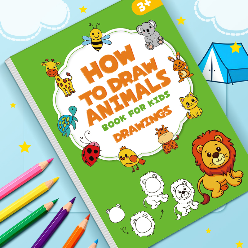 Książka do rysowania zwierząt  – Kids Education Activities recenzja i cena
