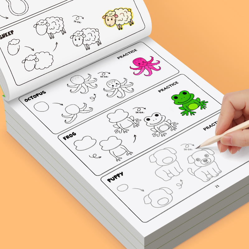 Książka do rysowania zwierząt  – Kids Education Activities recenzja i cena