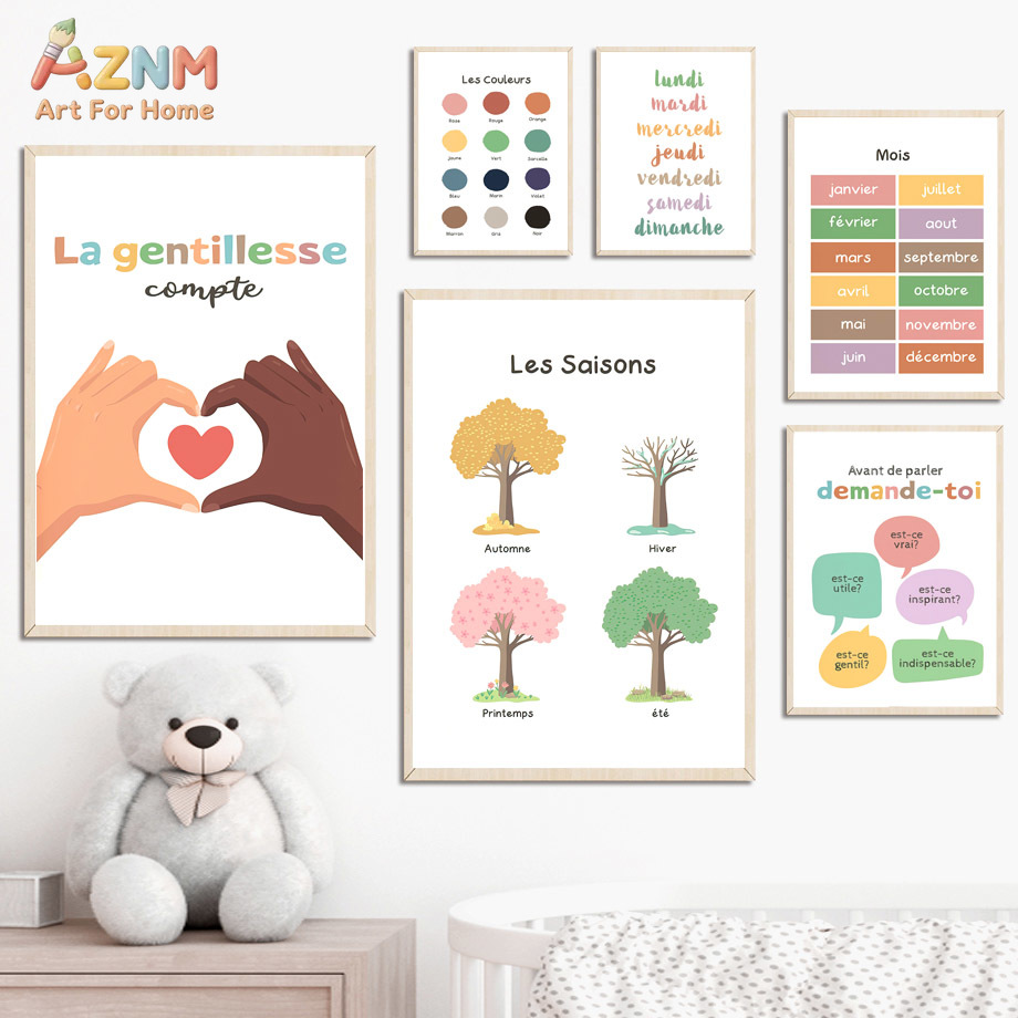 AZNM Francuskie Edukacyjne Obr – Kids Education Alphabet Numbers recenzja i cena