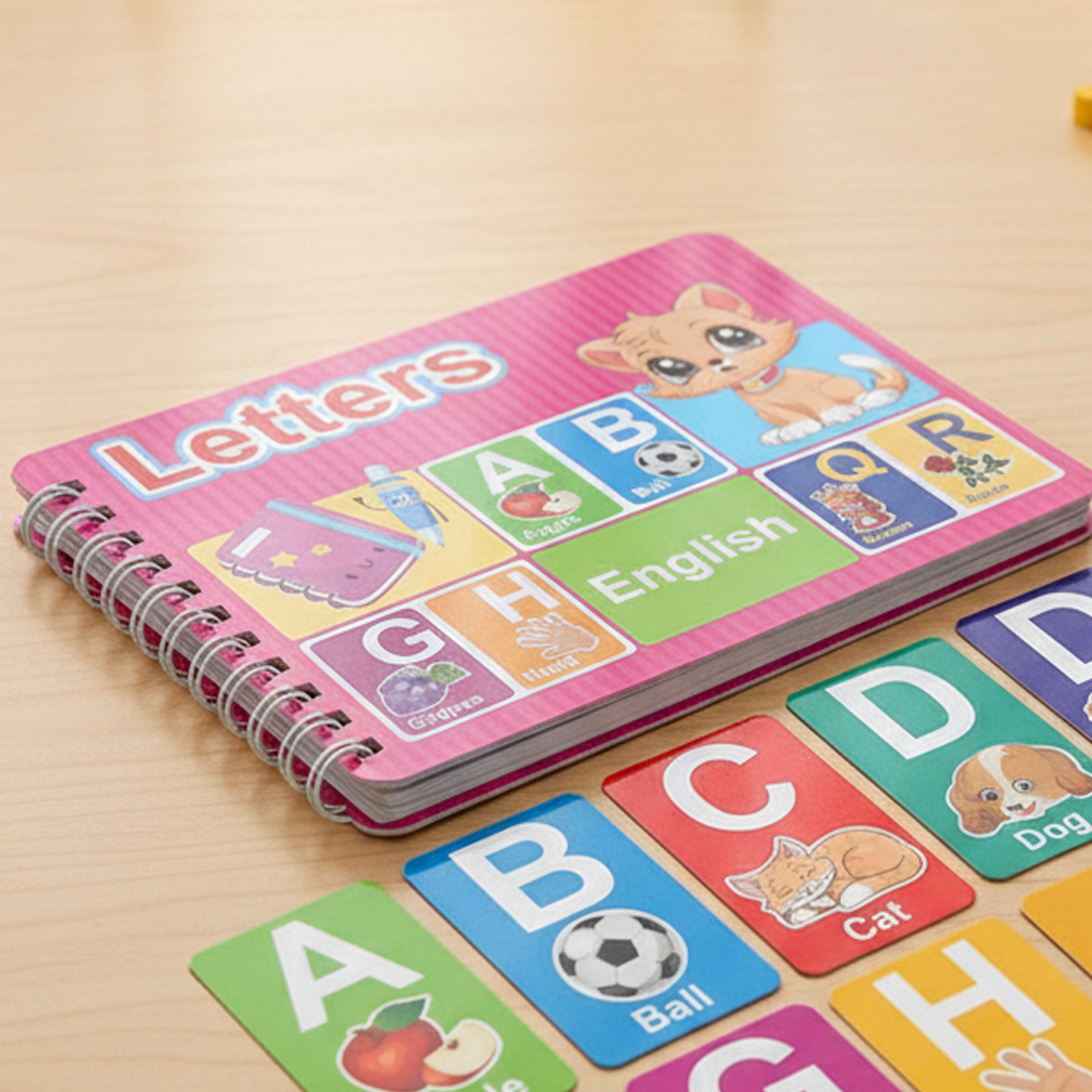 Karty edukacyjne dla najmłodsz – Kids Education Alphabet Numbers recenzja i cena