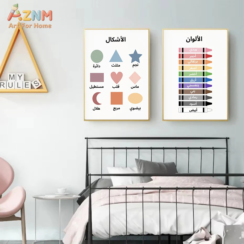 AZNM Arabskie Edukacyjne Obraz – Kids Education Alphabet Numbers recenzja i cena