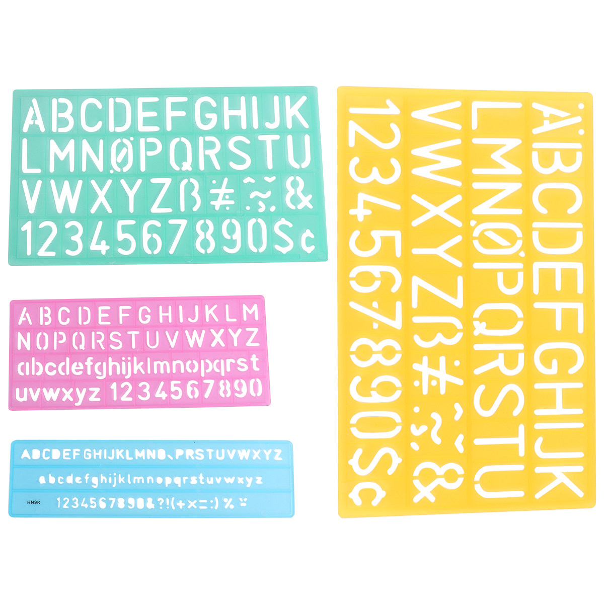 4 szt. Plastikowe linijki do g – Kids Education Alphabet Numbers recenzja i cena