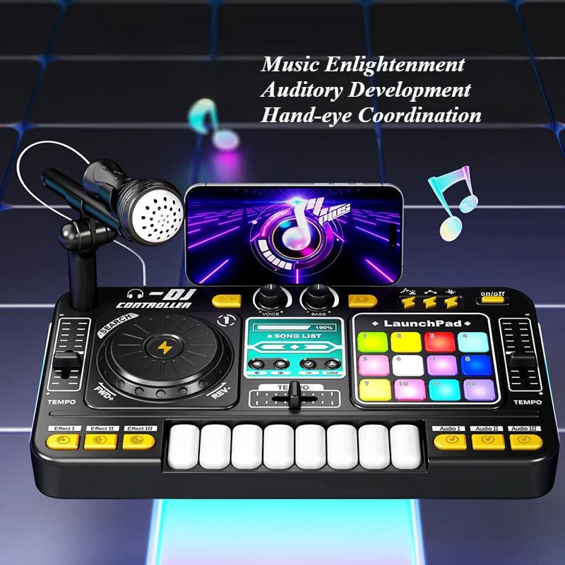 Mikser DJ dla dzieci z mikrofo – Kids Education Games App recenzja i cena