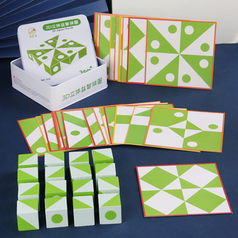 Drewniane puzzle 3D gra kształ – Kids Education Board recenzja i cena