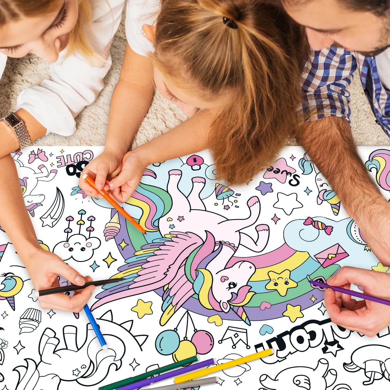Nowe kolorowanki z jednorożcam – Kids Educational Posters recenzja i cena