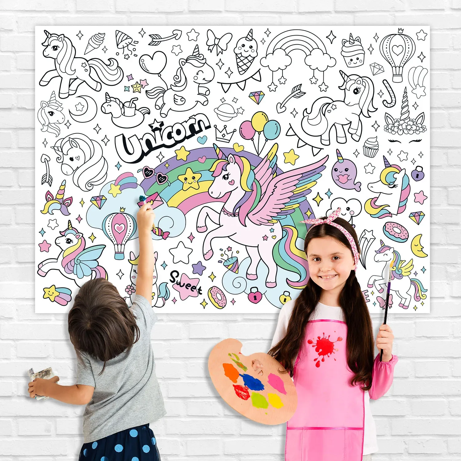 Nowe kolorowanki z jednorożcam – Kids Educational Posters recenzja i cena