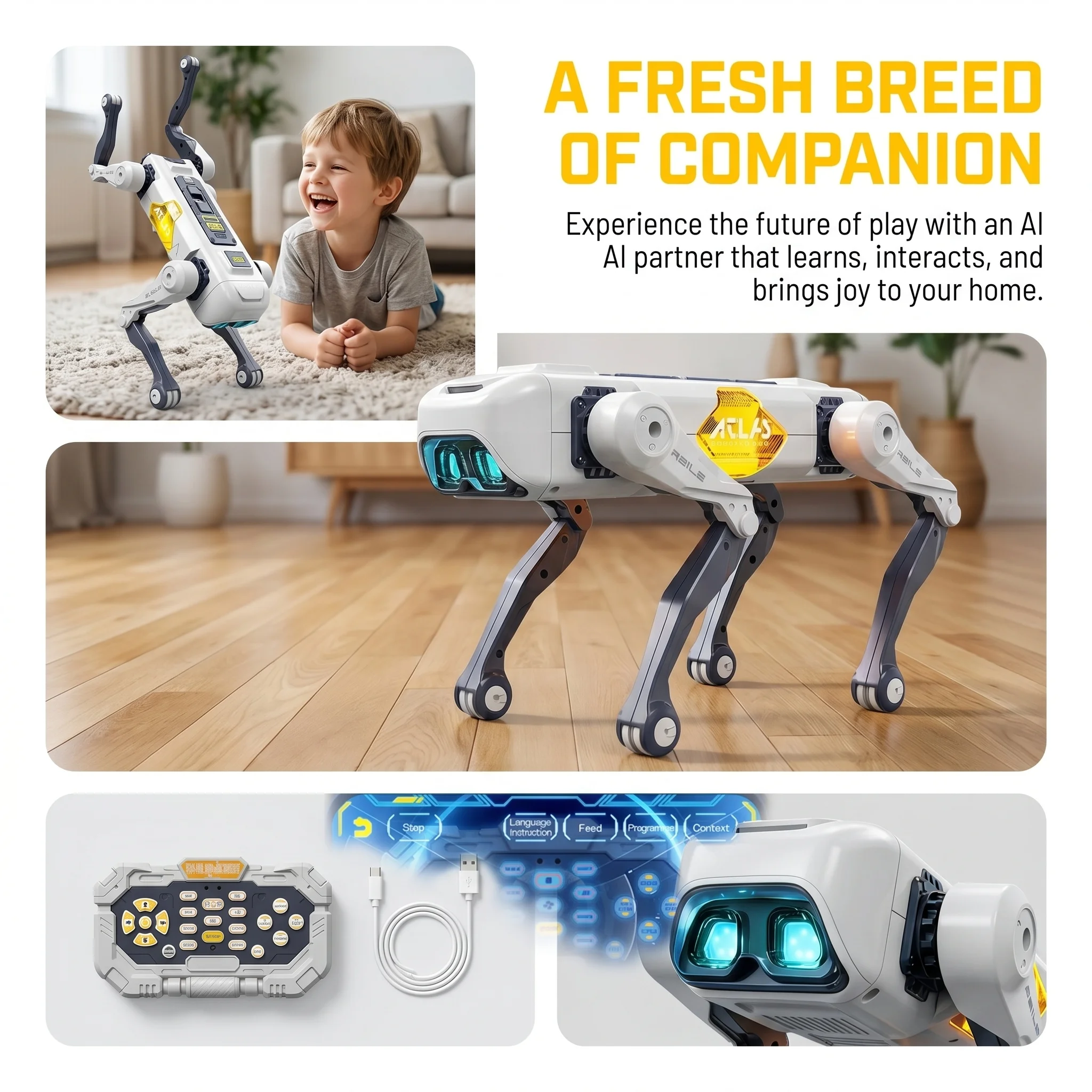 Inteligentny robot-świniec AI, – Kids Education Toy recenzja i cena