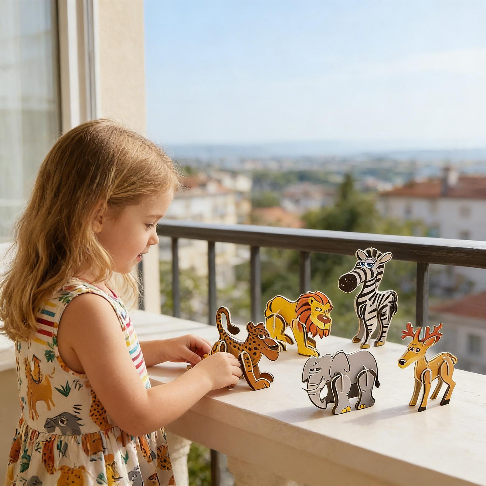 Puzzle 3D dla dzieci, 7 wzorów – Kids Education Activities recenzja i cena