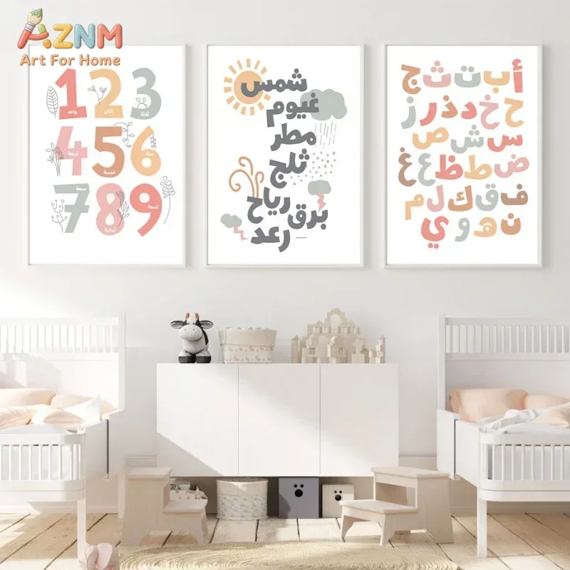 Arabskie grafiki ścienne Angie – Kids Educational Posters recenzja i cena