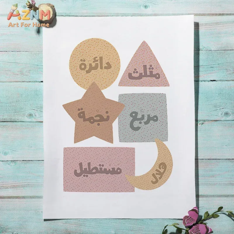 Arabskie grafiki ścienne Angie – Kids Educational Posters recenzja i cena